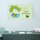 Banderoles Les ballons Coussins de Ferald (Salon professionnel)