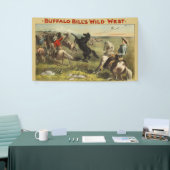 Banderoles Les Chevaux de l'Ouest sauvage de Buffalo Bill (Salon professionnel)