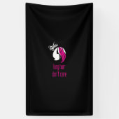 Banderoles les cheveux longs ne s'en soucient pas (Vertical)