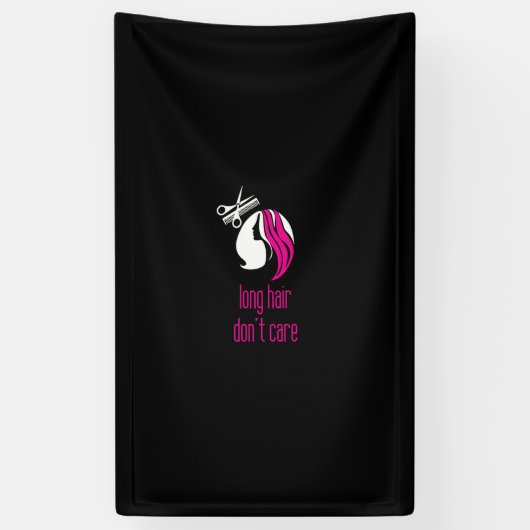 Banderoles les cheveux longs ne s'en soucient pas (Vertical)