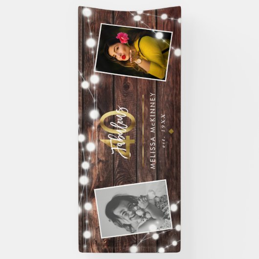 Banderoles Les cordes rustiques modernes illuminent le Fab d' (Vertical)