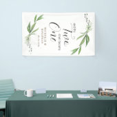 Banderoles Les Deux Deviendront Un Mariage Floral De Verdure (Salon professionnel)