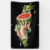 Banderoles Les éléments palestiniens traditionnels en palesti (Vertical)