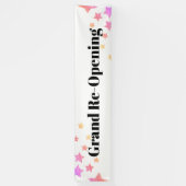 Banderoles Les étoiles de la Parties scintillant arc-en-ciel  (Vertical)