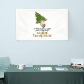 Banderoles Les lumières de Noël Les amateurs de vaches T-shir (Salon professionnel)