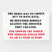 BANDEROLES LES MÉDIAS N'ONT PAS LE CHOIX (Horizontal)