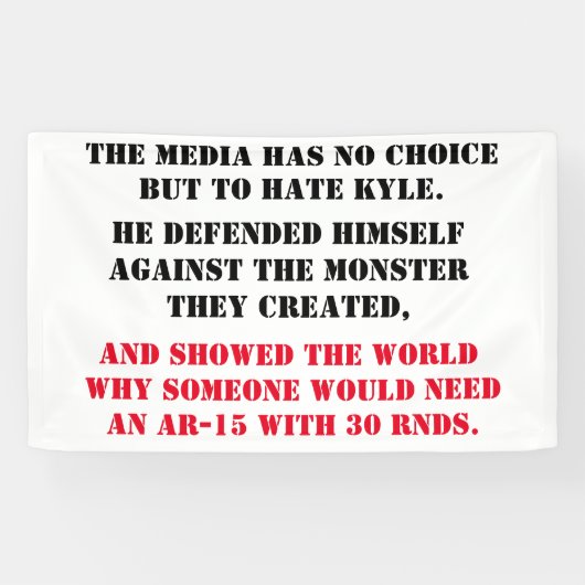 BANDEROLES LES MÉDIAS N'ONT PAS LE CHOIX (Horizontal)