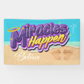 Banderoles Les miracles arrivent (Horizontal)