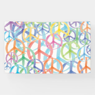 Banderoles Les multiples couleurs de la paix