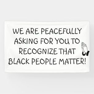 Banderoles Les Noirs importent Des Signes De Manifestation Pa