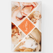 Banderoles Les photos de Best Maman Ever Modern Custom (Vertical)