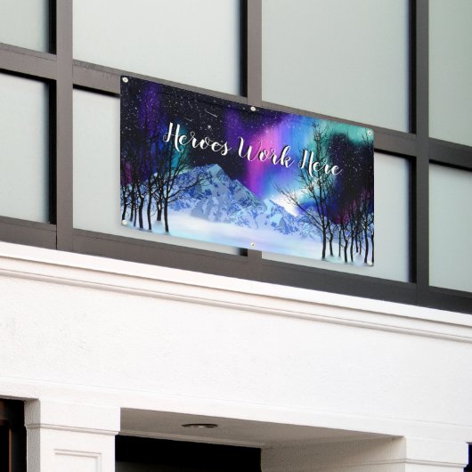 Banderoles Les points forts de l'hiver (Bâtiment extérieur)