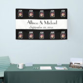 Banderoles Les pots de maçon de jeunes mariés choisissent (Salon professionnel)