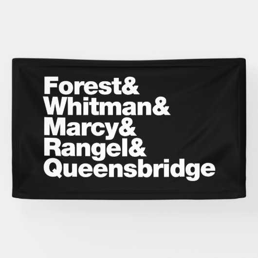 Banderoles Les projets (Horizontal)