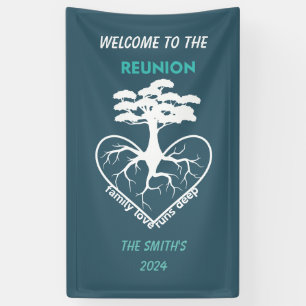 Banderoles Les racines de l'amour de la famille s'enfoncent p