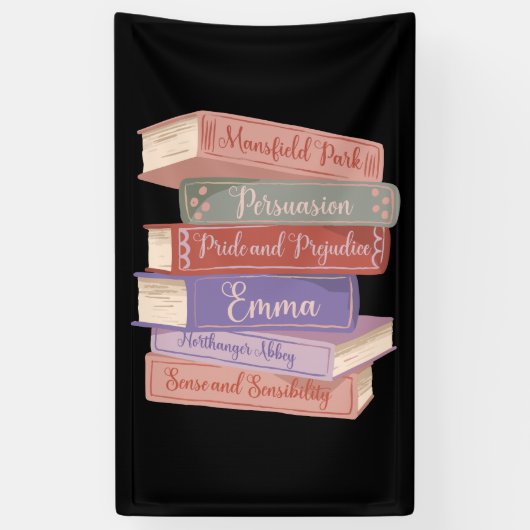 Banderoles Les romans de Jane Austen V (Vertical)