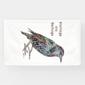 Banderoles Les Starlings Sont Des Darlings (Horizontal)