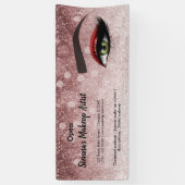 Banderoles Les yeux rouges clignotent | maquillage (Vertical)