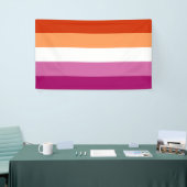 Banderoles Lesbian Pride Flag LGBTQ (Salon professionnel)