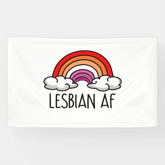 BANDEROLES LESBIENNE AF (Horizontal)
