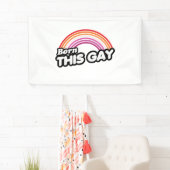 Banderoles Lesbienne - Né ce gay (En situation)