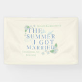 Banderoles L'été où je me suis marié - Bachelorette côtière (Horizontal)