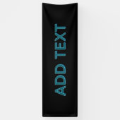 Banderoles Lettres éditées modifiables avec ombre portée (Vertical)