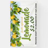 Banderoles Levée de fonds pour la citronnelle (Vertical)