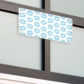 Banderoles Lèvres Bleues, Motif De Lèvres, Bleu, Baiser (Bâtiment extérieur)