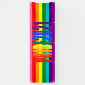 Banderoles LGBT Rainbow Pride Gay pride 2021 (Vertical)