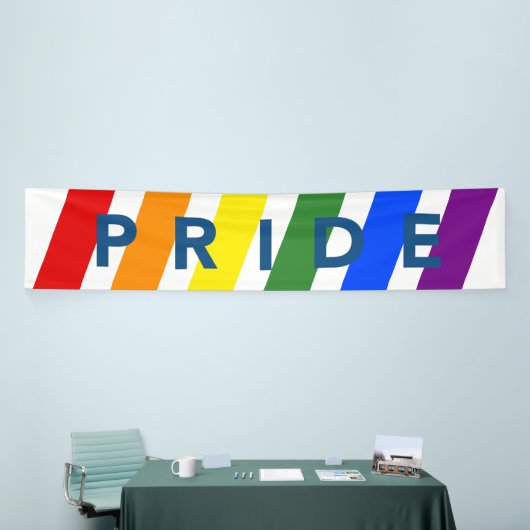 Banderoles LGBTQ FIDE Rainbow Stripes (Salon professionnel)