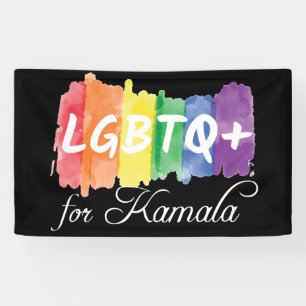 Banderoles LGBTQ pour l'élection du Gay pride Rainbow de Kama