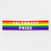 Banderoles LGBTQIA Pride Arc-en-ciel (Horizontal)