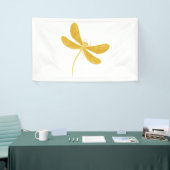 Banderoles libellule jaune (Salon professionnel)