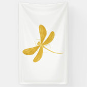 Banderoles libellule jaune (Vertical)