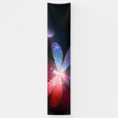 Banderoles libellule rouge brillante (Vertical)