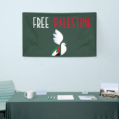 Banderoles Libérer la Palestine (Salon professionnel)
