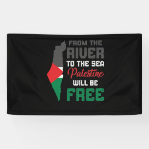 Banderoles Libérez la Palestine Mettre fin au drapeau de l'o