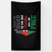 Banderoles Libérez la Palestine pour mettre fin au drapeau de (Vertical)