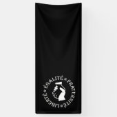 Banderoles Liberté, égalité, fraternité (Vertical)