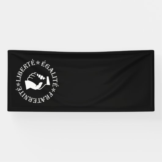 Banderoles Liberté, égalité, fraternité (Horizontal)