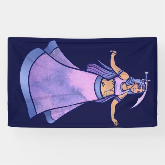 Banderoles Libra Sword Belly Dancer (Horizontal)