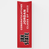 Banderoles Licence de l'Université d'État de Jacksonville (Vertical)