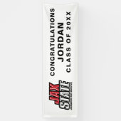 Banderoles Licence de l'Université d'État de Jacksonville (Vertical)