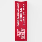 Banderoles Licence de l'Université d'État de Jacksonville (Vertical)