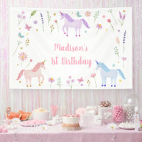 Licorne Anniversaire Rose Pastel Or Meadow