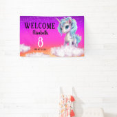 Banderoles Licorne Colorée d'Anniversaire (Insitu)