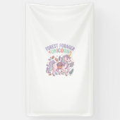 Banderoles Licorne Forest Forager Licorne Conception Graphiqu (Vertical)