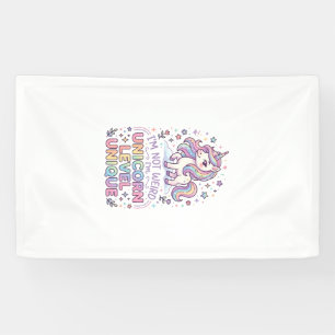 Banderoles Licorne Je ne suis pas bizarre, je suis licorne de