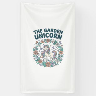 Banderoles Licorne Le Jardin Licorne T-Shirt Design Tendance_